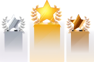 National Casino Hall of Fame trophies