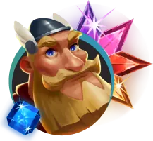 National Casino dwarf character with gems